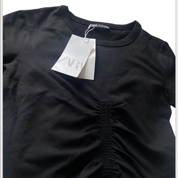 Zara basic black tee - Picture 2 of 2